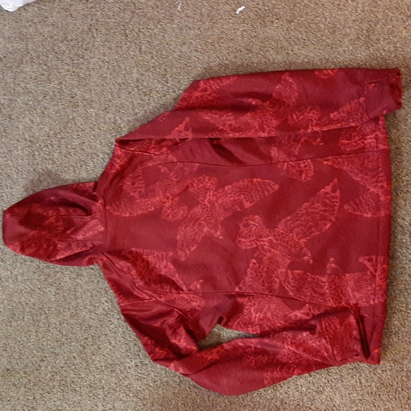 Patagonia Slopestyle Hoody Peregrine Wax Red Large EUC - Picture 6 of 6